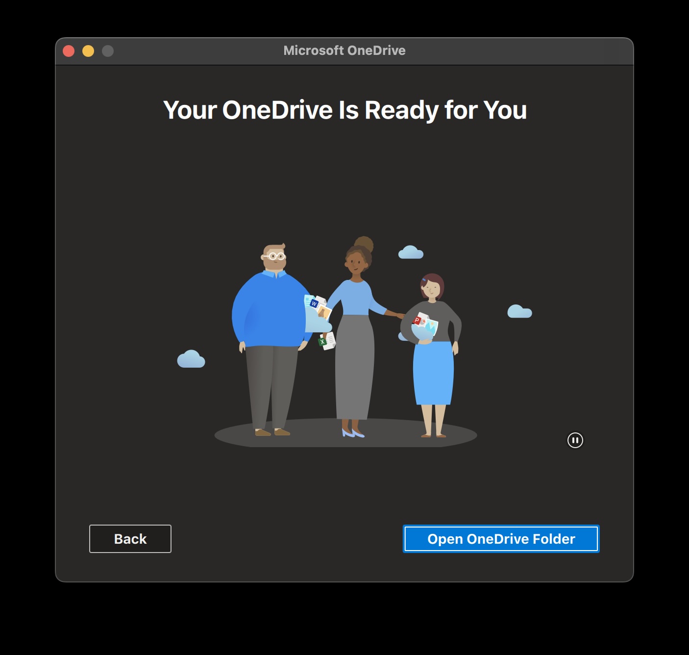 Your OneDrive Is Ready for You - macOS Sonoma